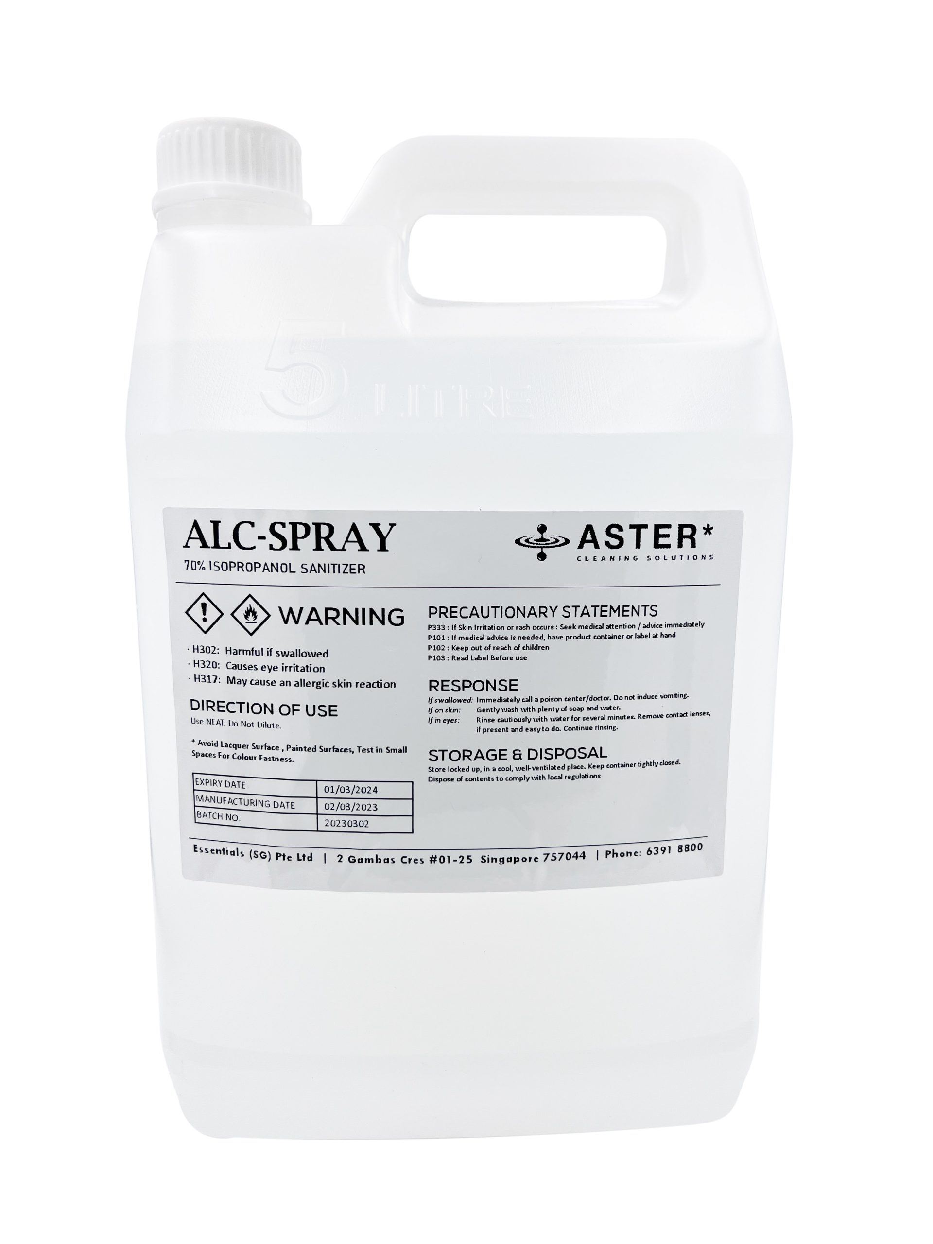 Aster - ALC Spray (5 Liters / 25 Liters)