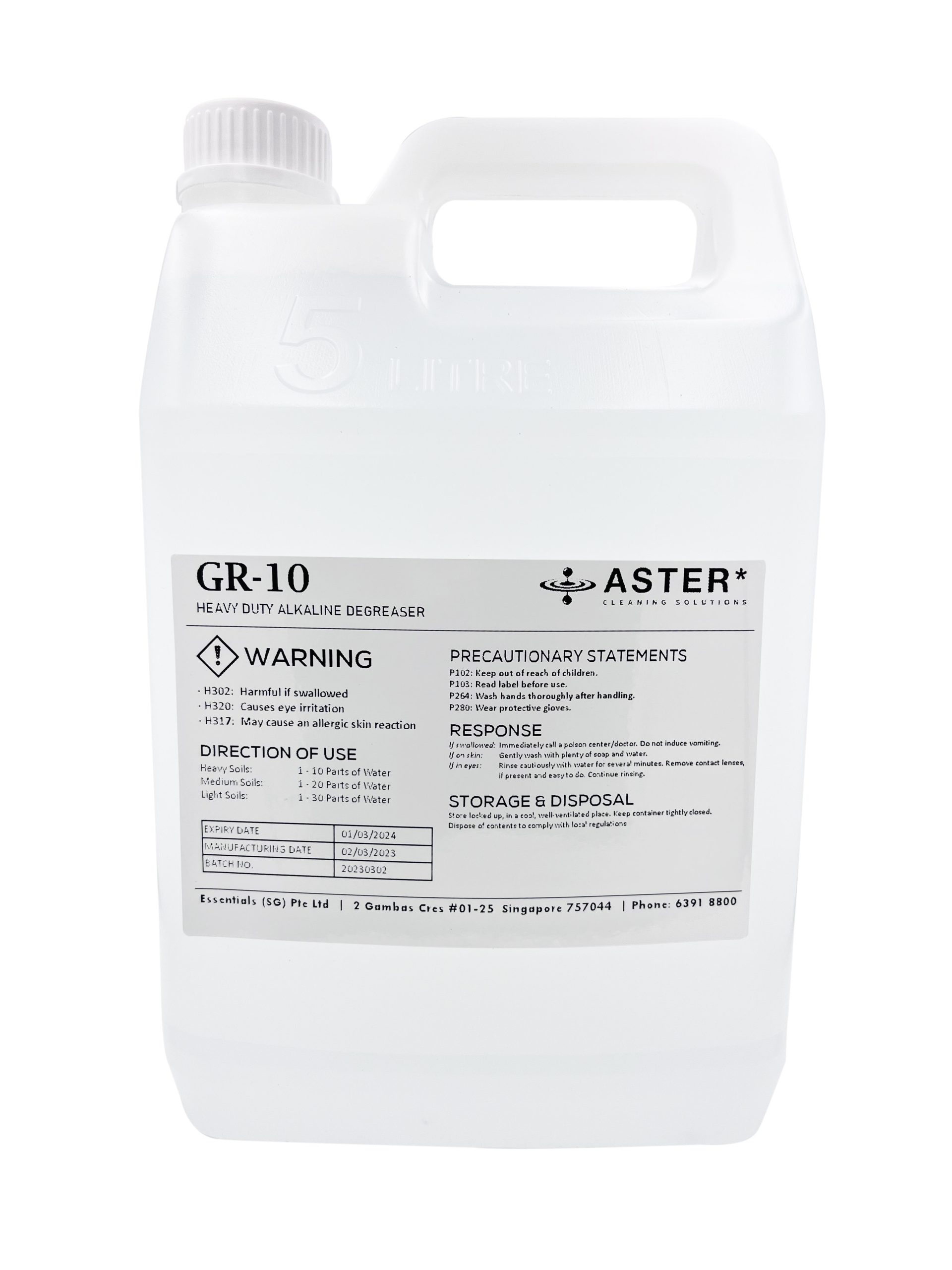 Aster -  GR 10 (5 Liters / 25 Liters)