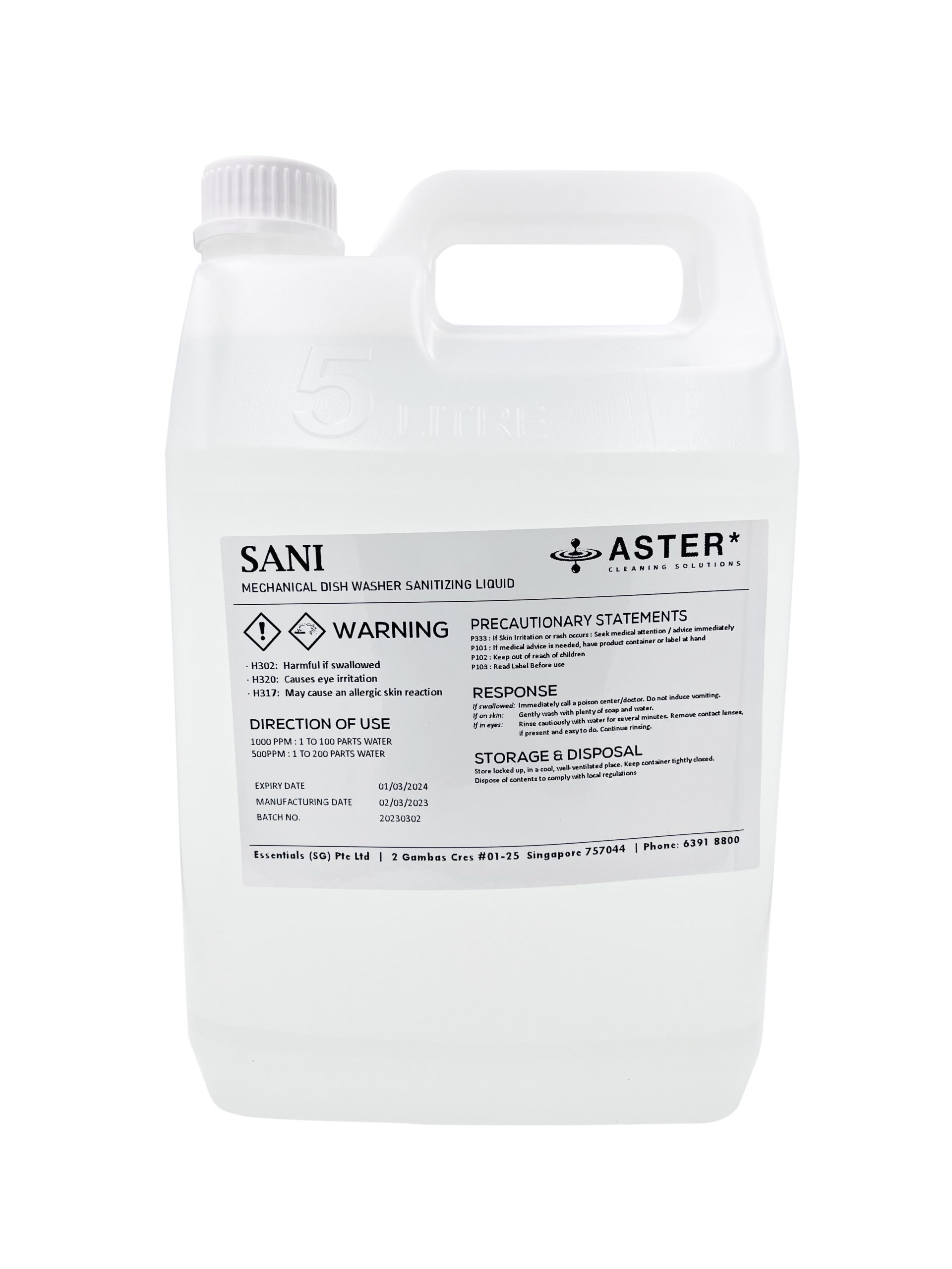 Aster - Sani (5 Liters / 25 Liters)